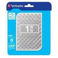 1TB Verbatim Store'n'Go SuperSpeed, Externí HDD 2,5" USB 3.0, 53197, stříbrný 1TB Verbatim Store'n'Go SuperSpeed, Externí HDD 2,5" USB 3.0, 53197, stříbrný
