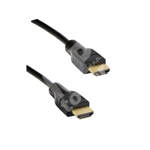 4W Kabel HDMI 1.4 High Speed Ethernet 1.0m Black 1