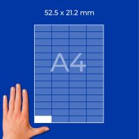 Univerzální etikety AVERY 52,5x21,2 mm 100 listů A4 - 3668 4 (4)