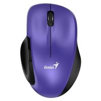 Ergonomická myš Genius Ergo 8200S, 1200DPI, optická, 5tl., bezdrátová, fialová 2 (1)