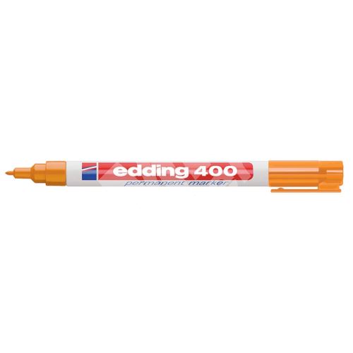 Permanentní popisovač Edding 400, oranžový, 1mm 1