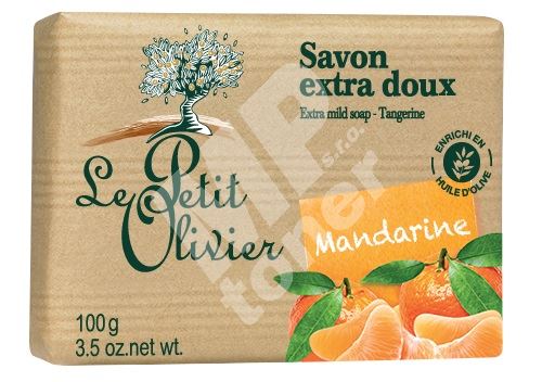 Le Petit Olivier Extra jemné mýdlo - Mandarinka, 100g 1