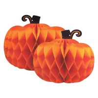 Dekorace dýně závěsné 30 x 23 cm a 25 x 20 cm Halloween, papírové Dekorace dýně závěsné 30 x 23 cm a 25 x 20 cm Halloween, papírové