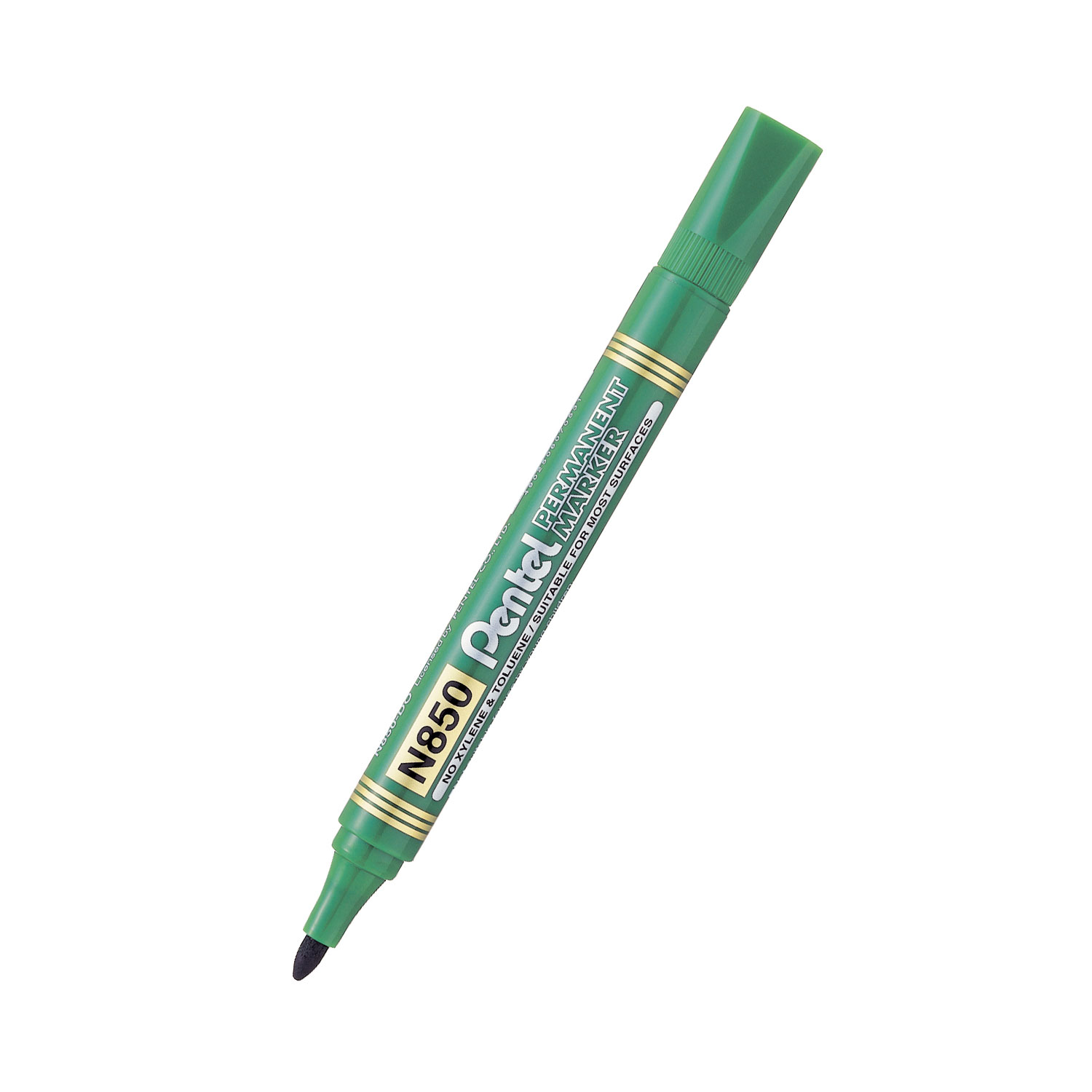 Popisovač Pentel Permanent Marker N850, permanentní, zelený