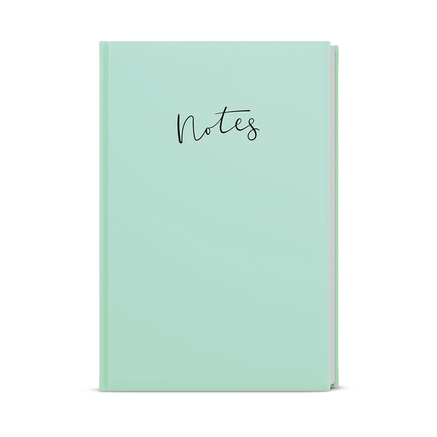 Notes linkovaný A5, Lamino Pastel - zelená