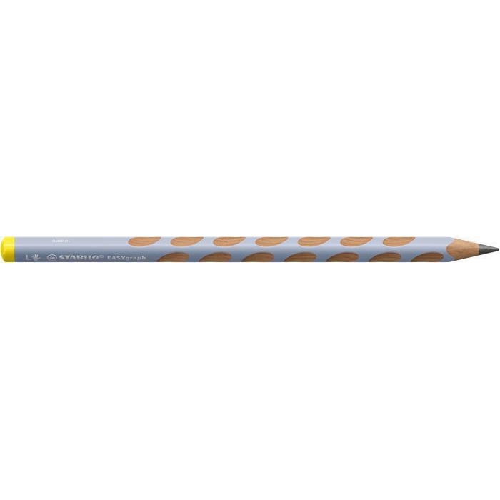 Grafitová tužka Stabilo Easygraph, pastelová modrá, trojhranná, pro leváky, HB