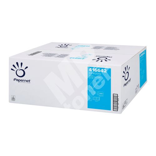 Papírové ručníky skládané Papernet, Special V-Fold, bílé, 2 vrstvy, 416642 1