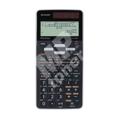 Kalkulačka Sharp EL-W506TB-SL, šedo černá 2
