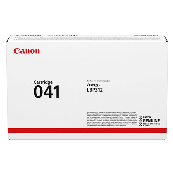 Toner Canon CRG 041BK, LBP312x, MF522x, MF525x, 0452C002, black, originál