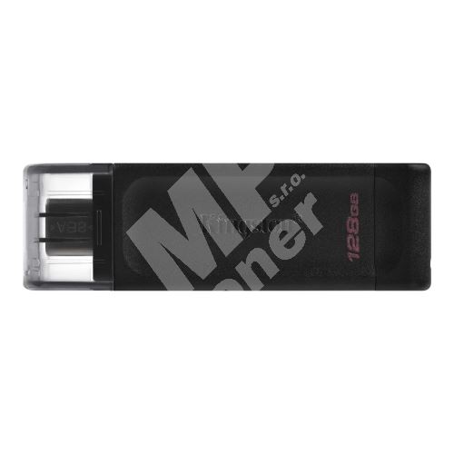 128GB Kingston DT70, USB flash disc Gen 1, USB-C, černý 1