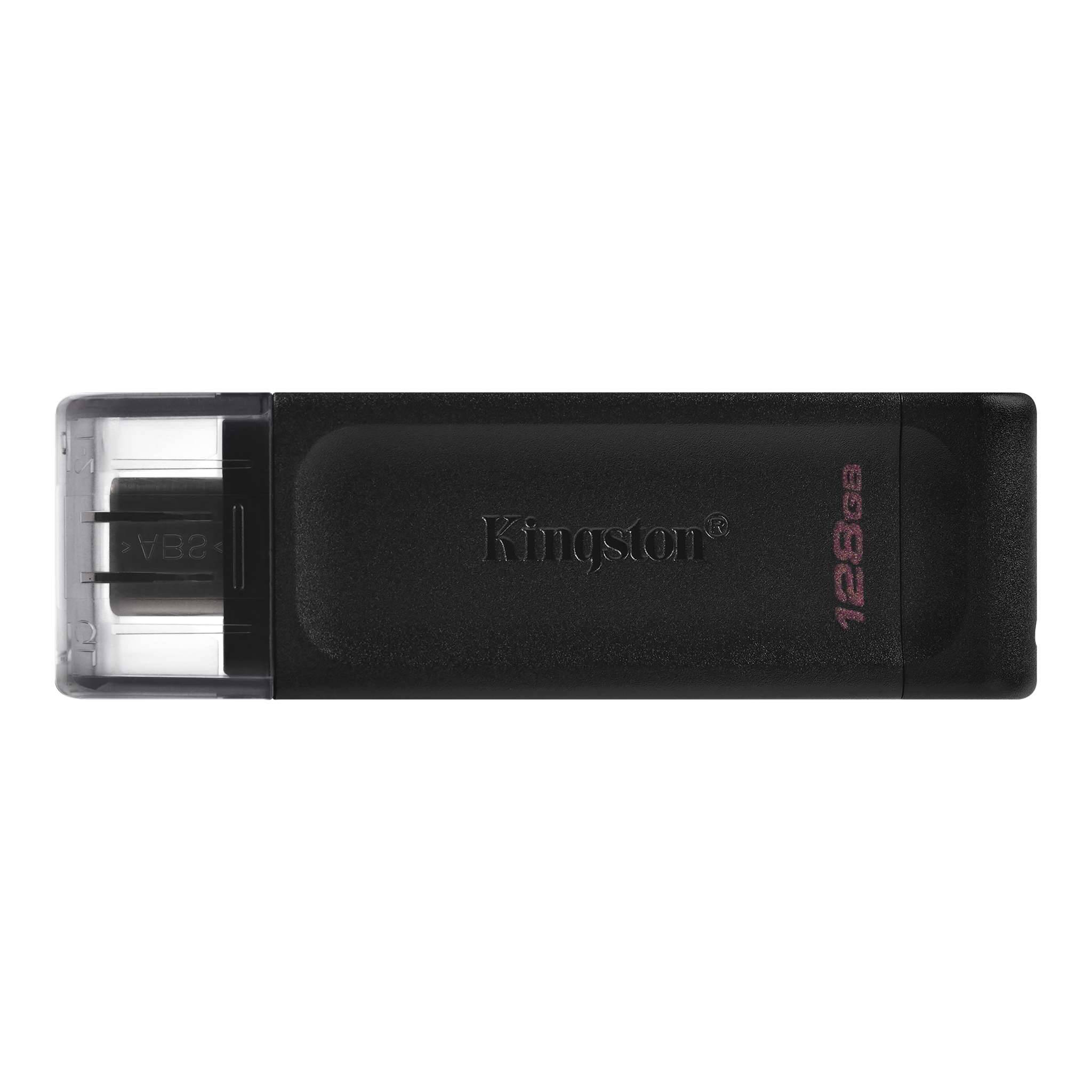 128GB Kingston DT70, USB flash disc Gen 1, USB-C, černý