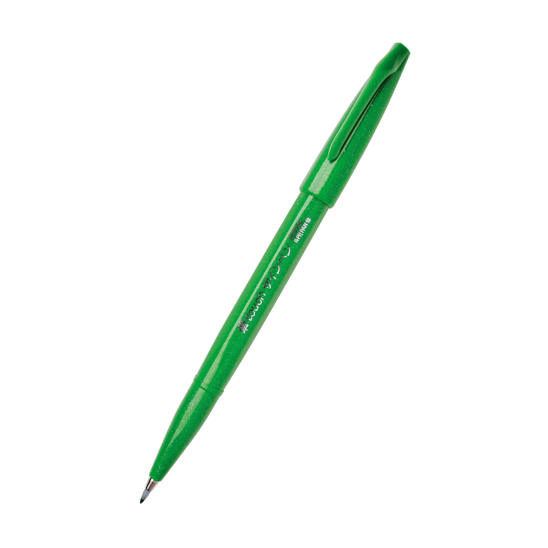 Štětečkový popisovač Pentel Brush Sign Pen touch SES15 zelený