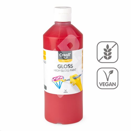 Barva Creall Gloss s vysokým leskem, 500ml, tmavě červená 1