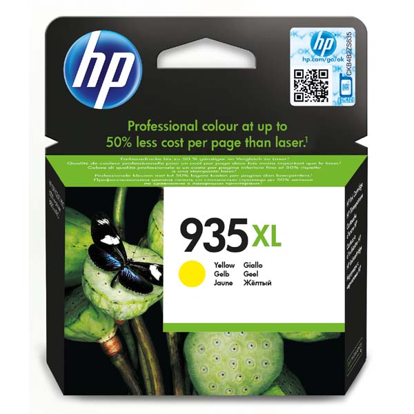 Inkoustová cartridge HP C2P26AE, Officejet 6812, 6815, 6230, yellow, No.935XL, originál
