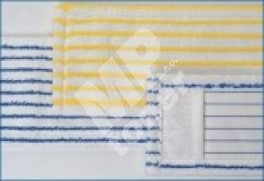 Úklidový mop 40x13cm, mikrovlákno, modro-bílý s chlopněmi 1
