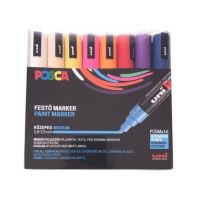 Akrylové popisovače Uni Posca PC-5M, sada, 16 barev Akrylové popisovače Uni Posca PC-5M, sada, 16 barev