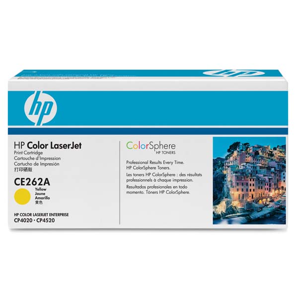 Toner HP CE262A, Color LaserJet CP4025, CP4525 yellow originál