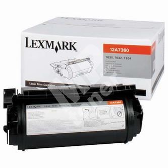 Toner Lexmark T630, 12A7360, originál 1