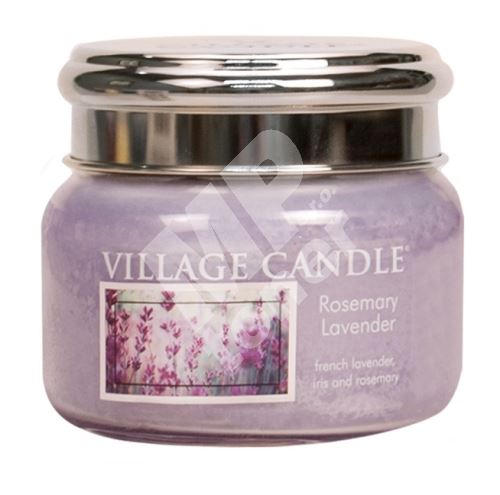 Village Candle Vonná svíčka ve skle, Rozmarýn Levandule - Rosemary Lavender, 11oz 1