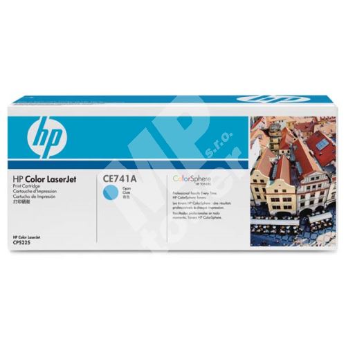 Toner HP CE741A, cyan, 307A, originál 1