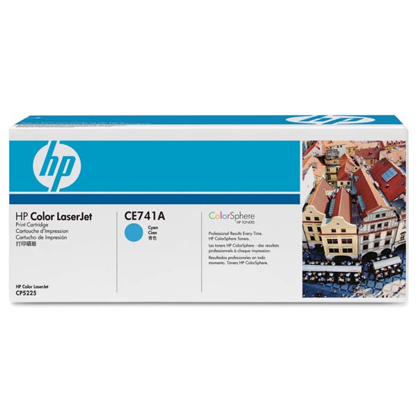 Toner HP CE741A, Color LaserJet CP5225, cyan, 307A, originál