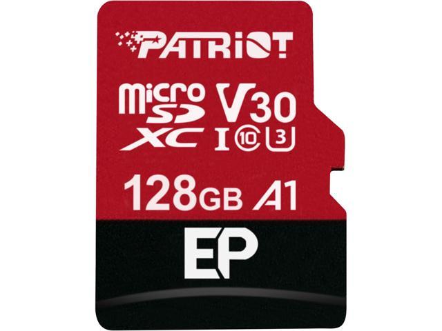 128GB Patriot microSDXC V30 A1, class 10 U3 100/80MB/s + adapter