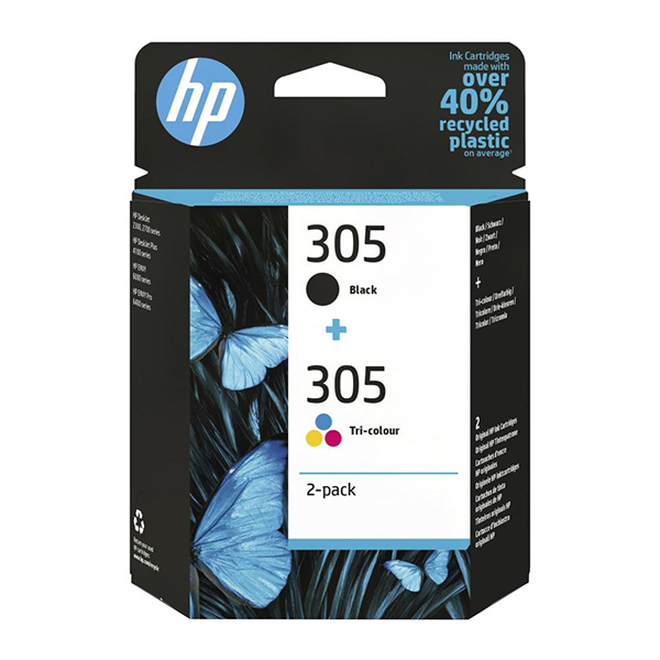 Inkoustová cartridge HP 6ZD17AE, DeskJet 2300, 2710, 2720, 305 2-pack, originál