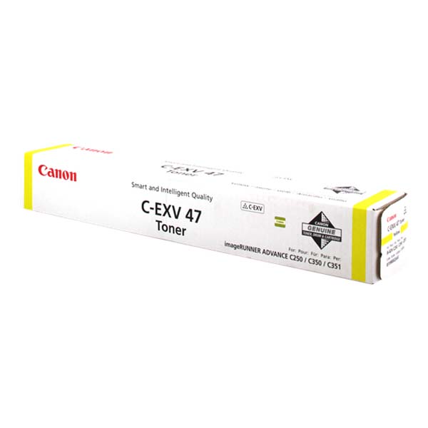 Toner Canon CEXV47Y, IR-C250i, C350iF, C351iF, yellow, 8519B002, originál