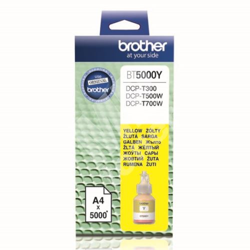 Cartridge Brother BT5000Y, yellow, originál 1