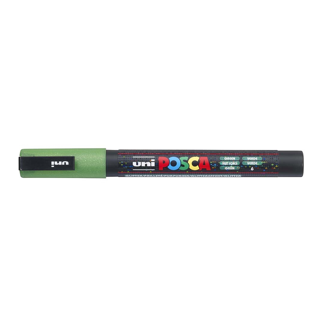Akrylový popisovač Uni Posca PC-3M, 0,9-1,3 mm, zelený