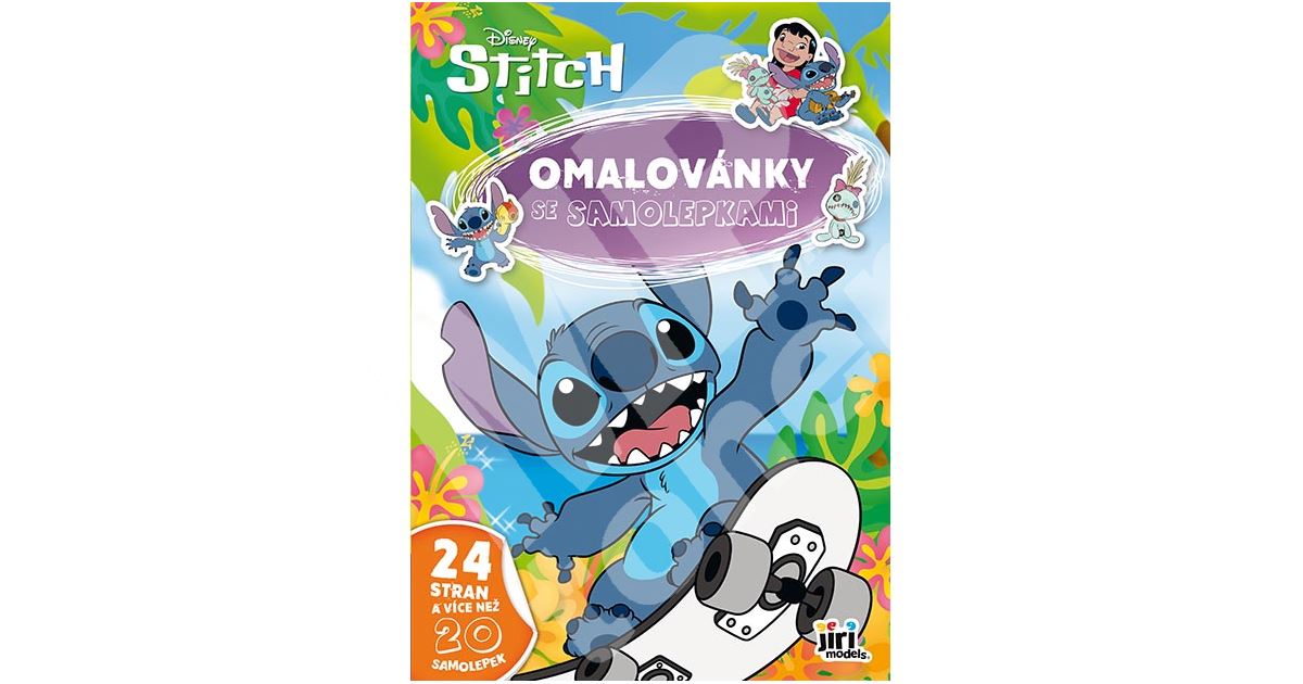 Omalovánky A4 se samolepkami Lilo & Stitch - MP Toner