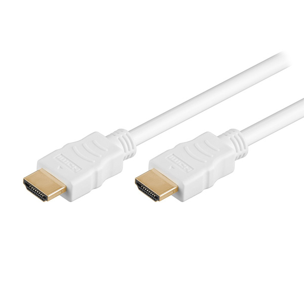 Video kabel HDMI samec - HDMI samec, HDMI 1.4 - High Speed with Ethernet, 0.5m, pozlacený
