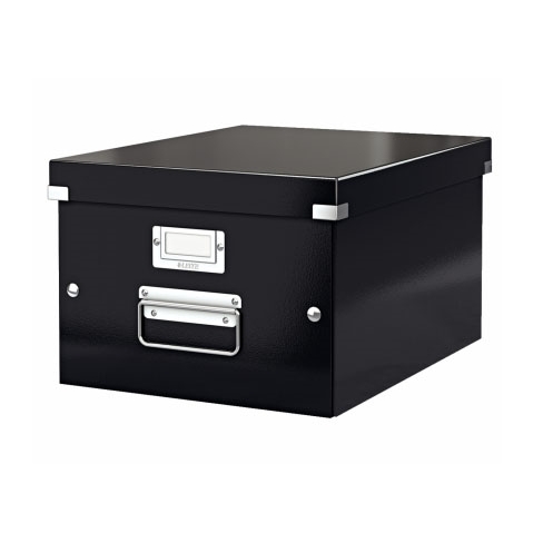 Úložná krabice Leitz Click & Store WOW (A4), černá