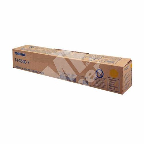 Toner Toshiba T-FC50EY, yellow, 6AJ00000111, originál 1