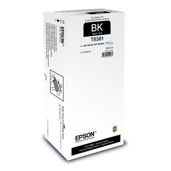 Inkoustová cartridge Epson C13T838140, WF-R5690, black, originál