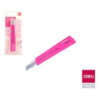 Nůž Deli 126mm odlamovací nůž, růžový Nůž Deli 126mm odlamovací nůž, růžový