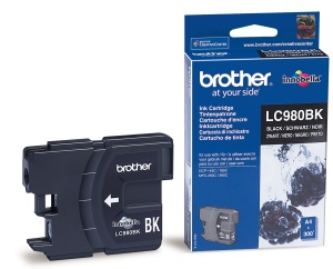 Inkoustová cartridge Brother LC-980BK, DCP 145C, DCP165C, black, originál