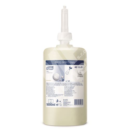 Tekuté mýdlo do zásobníku Tork Premium Mild 1l, žluté, S1 1