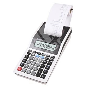 Kalkulačka Sharp EL1750V, bílá, stolní s tiskem, dvanáctimístná, bez adaptéru 1