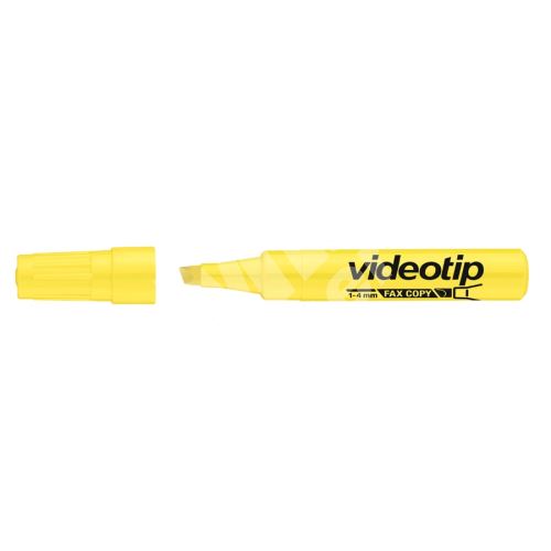 Zvýrazňovač ICO Videotip, žlutý 1