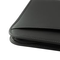 Spisovka na zip v imitaci kůže s kalkulačkou a blokem, A4 Kevah A4, 90 - černá 11 (10)
