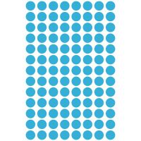 Etikety na ruční popis kolečko průměr 8 mm - modré - 3011 3 (2)