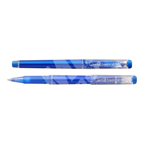 Gumovatelné pero s víčkem Uni UF-222, modré 1