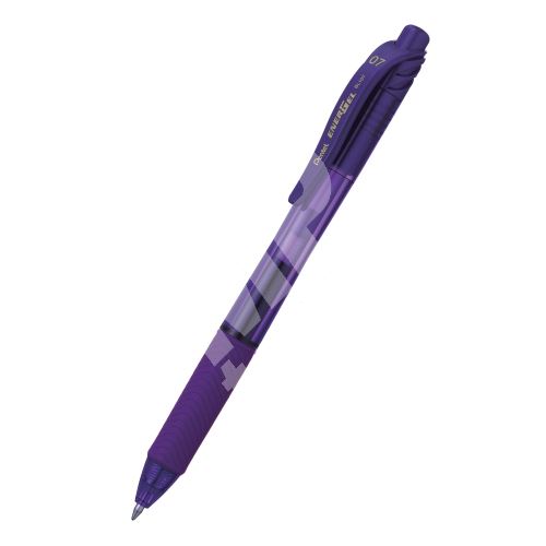 Pentel EnerGel BL107, kuličkové pero, fialové 1