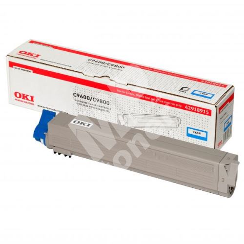 Toner OKI 42918915 modrý originál 1