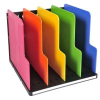 Třídicí box Exacompta Iderama, A4 maxi, PS, vertikální, duhový Třídicí box Exacompta Iderama, A4 maxi, PS, vertikální, duhový
