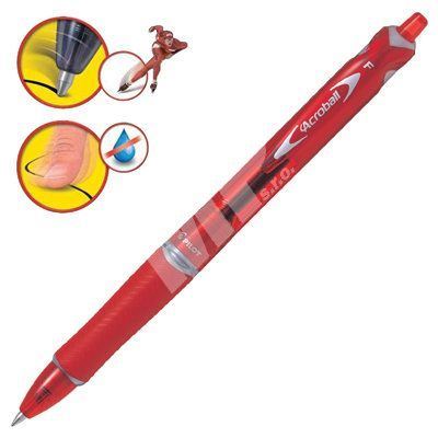 Kuličkové pero Pilot Acroball, červené, 0,7 1