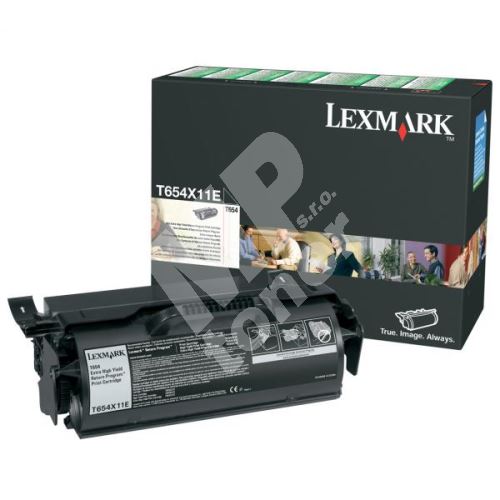 Toner Lexmark T654, T654X11E, originál 1