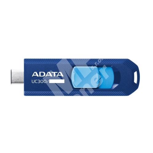 256GB ADATA UC300, USB flash disk 3.2, USB-C, modrá 1