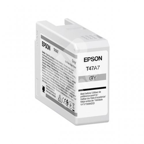 Inkoustová cartridge Epson C13T47A700, SC-P900, grey, originál 1